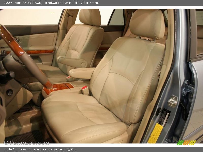 Breakwater Blue Metallic / Parchment 2009 Lexus RX 350 AWD