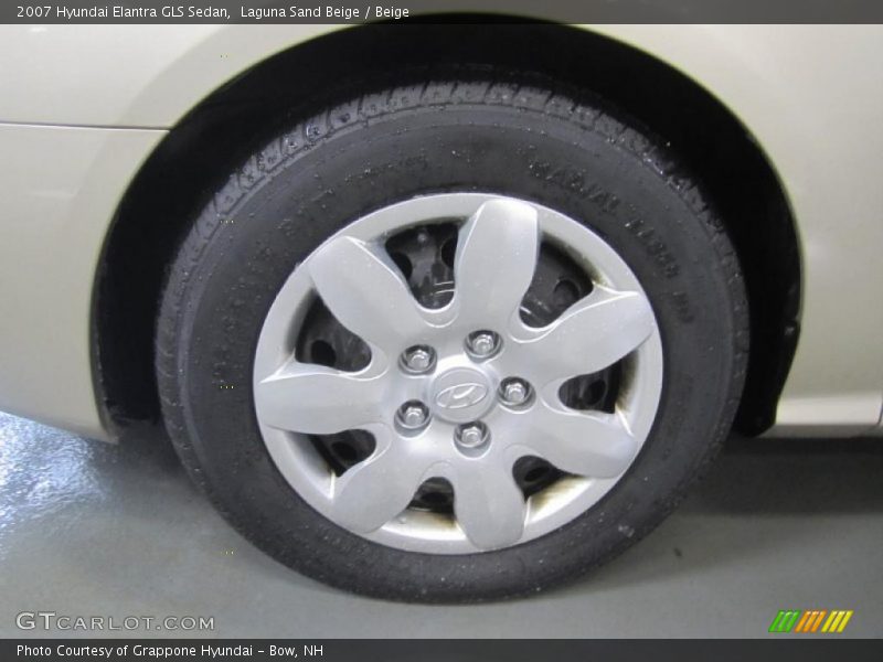 Laguna Sand Beige / Beige 2007 Hyundai Elantra GLS Sedan