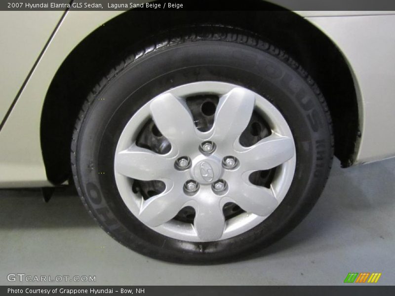 Laguna Sand Beige / Beige 2007 Hyundai Elantra GLS Sedan