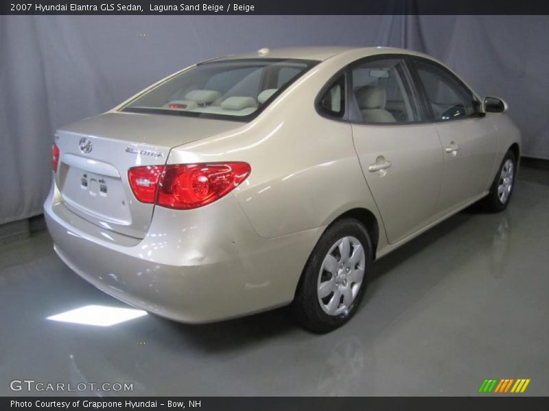 Laguna Sand Beige / Beige 2007 Hyundai Elantra GLS Sedan