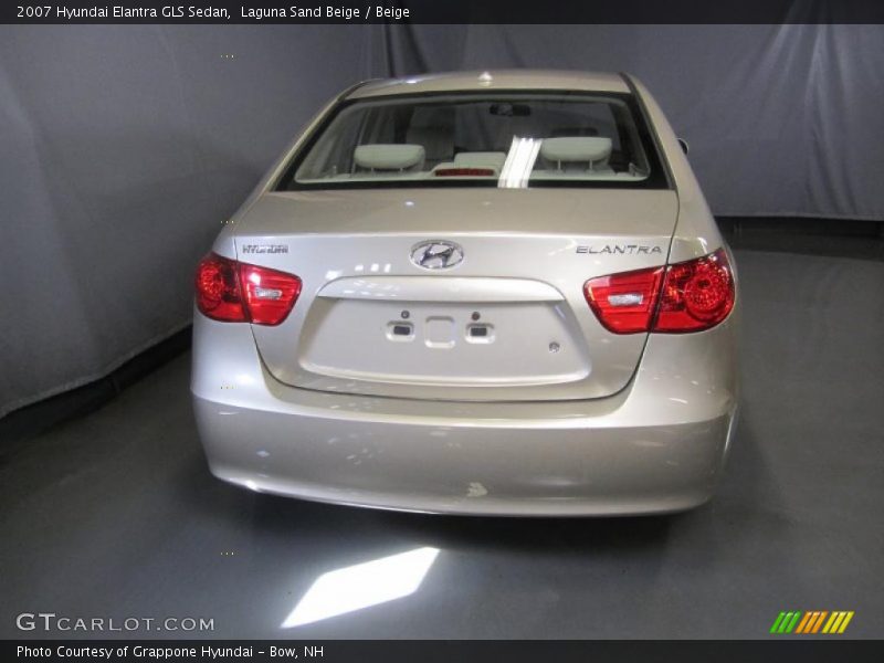 Laguna Sand Beige / Beige 2007 Hyundai Elantra GLS Sedan