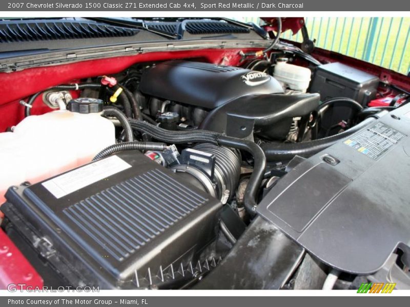 Sport Red Metallic / Dark Charcoal 2007 Chevrolet Silverado 1500 Classic Z71 Extended Cab 4x4