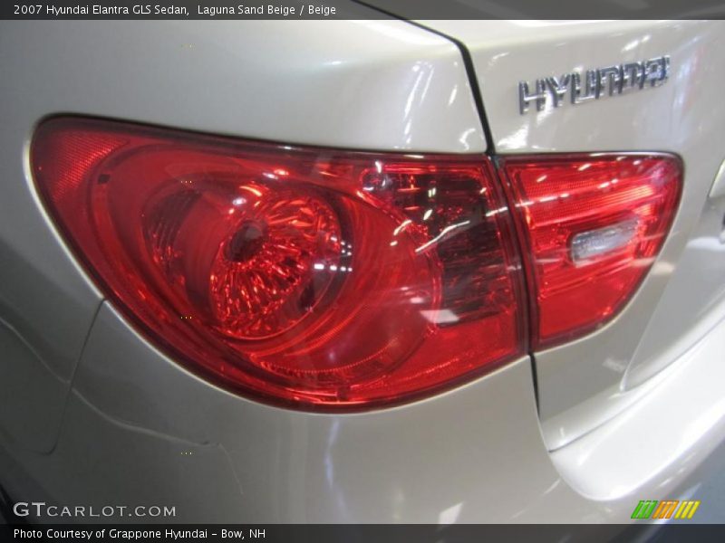 Laguna Sand Beige / Beige 2007 Hyundai Elantra GLS Sedan