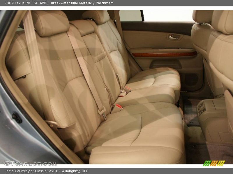 Breakwater Blue Metallic / Parchment 2009 Lexus RX 350 AWD