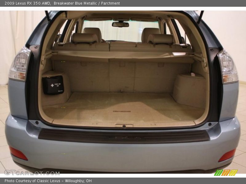 Breakwater Blue Metallic / Parchment 2009 Lexus RX 350 AWD