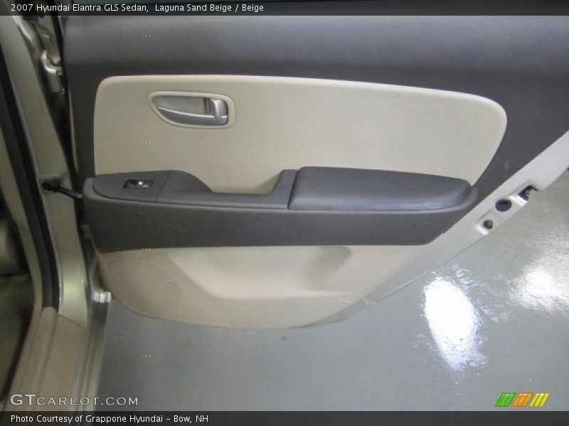 Laguna Sand Beige / Beige 2007 Hyundai Elantra GLS Sedan