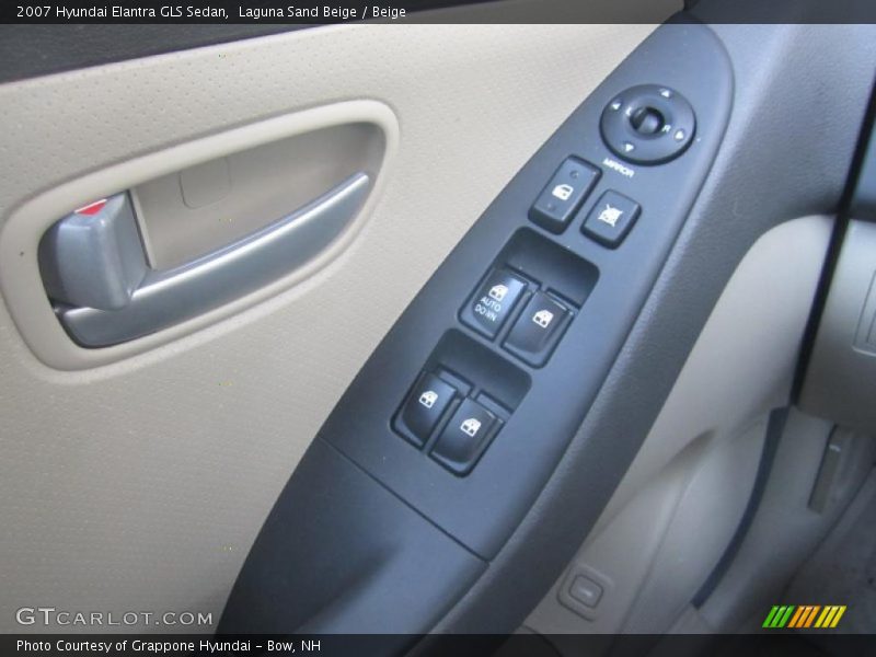 Laguna Sand Beige / Beige 2007 Hyundai Elantra GLS Sedan