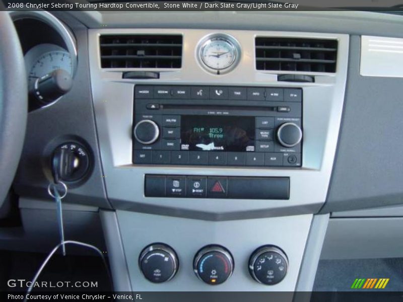 Stone White / Dark Slate Gray/Light Slate Gray 2008 Chrysler Sebring Touring Hardtop Convertible