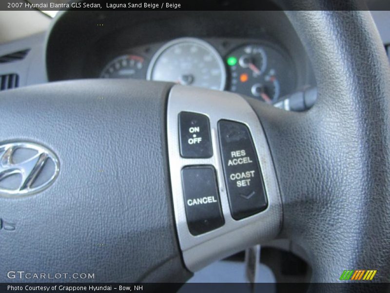 Laguna Sand Beige / Beige 2007 Hyundai Elantra GLS Sedan