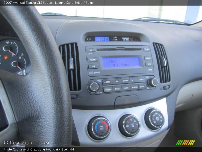 Laguna Sand Beige / Beige 2007 Hyundai Elantra GLS Sedan