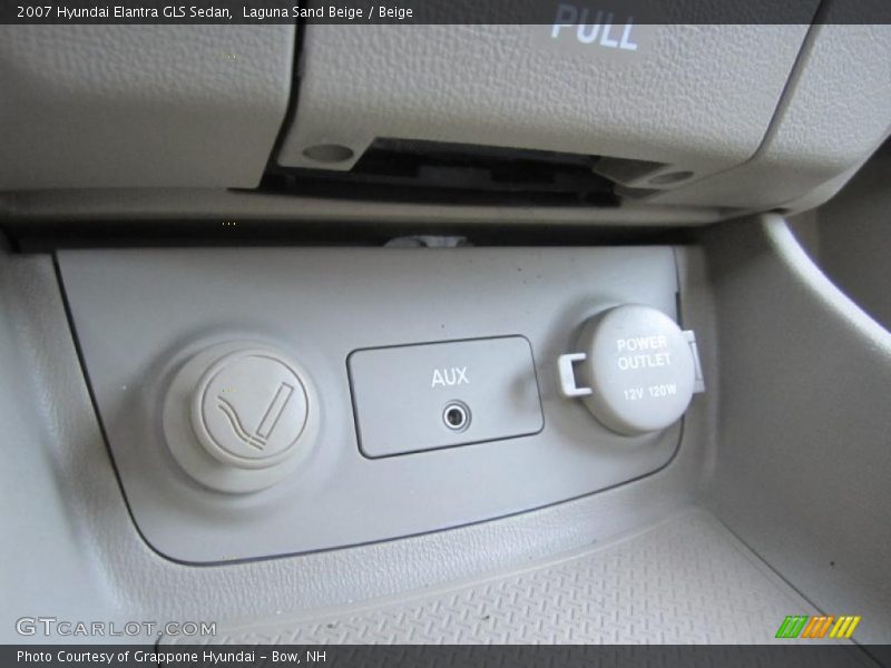 Laguna Sand Beige / Beige 2007 Hyundai Elantra GLS Sedan