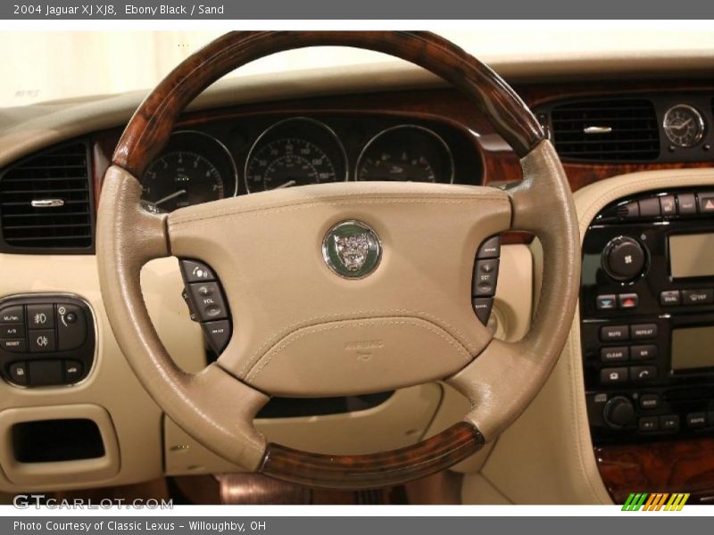 Ebony Black / Sand 2004 Jaguar XJ XJ8