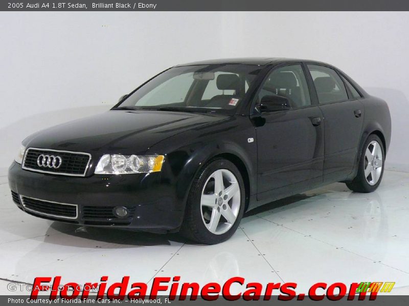 Brilliant Black / Ebony 2005 Audi A4 1.8T Sedan