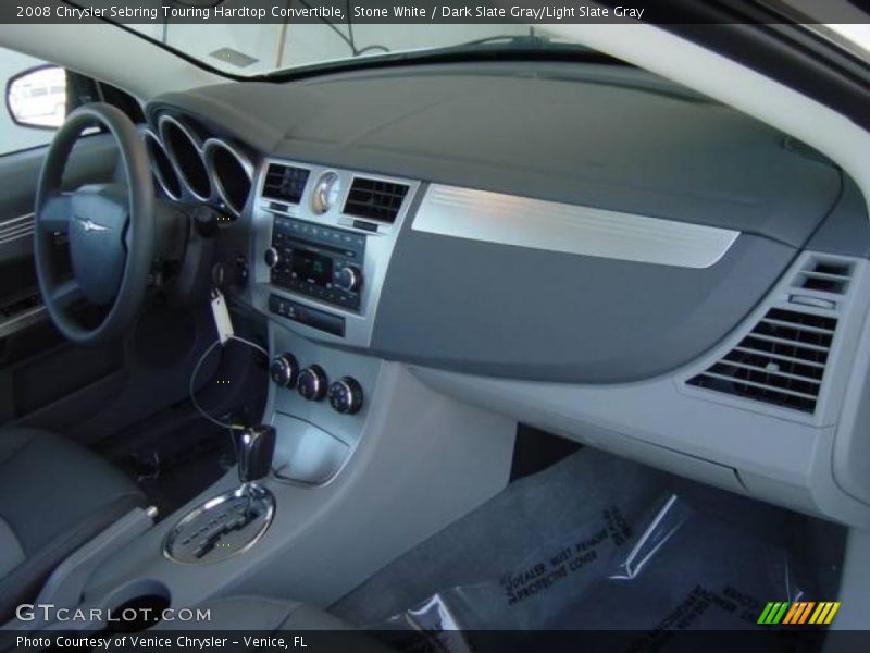 Stone White / Dark Slate Gray/Light Slate Gray 2008 Chrysler Sebring Touring Hardtop Convertible