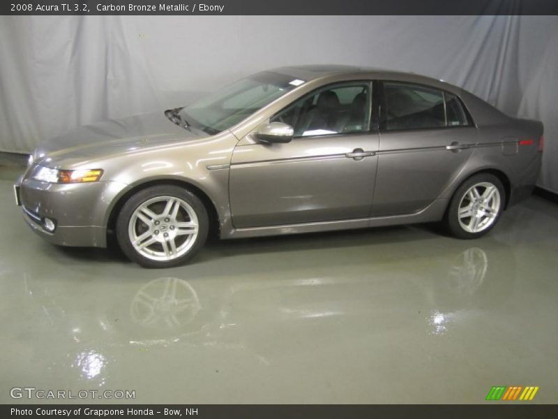 Carbon Bronze Metallic / Ebony 2008 Acura TL 3.2