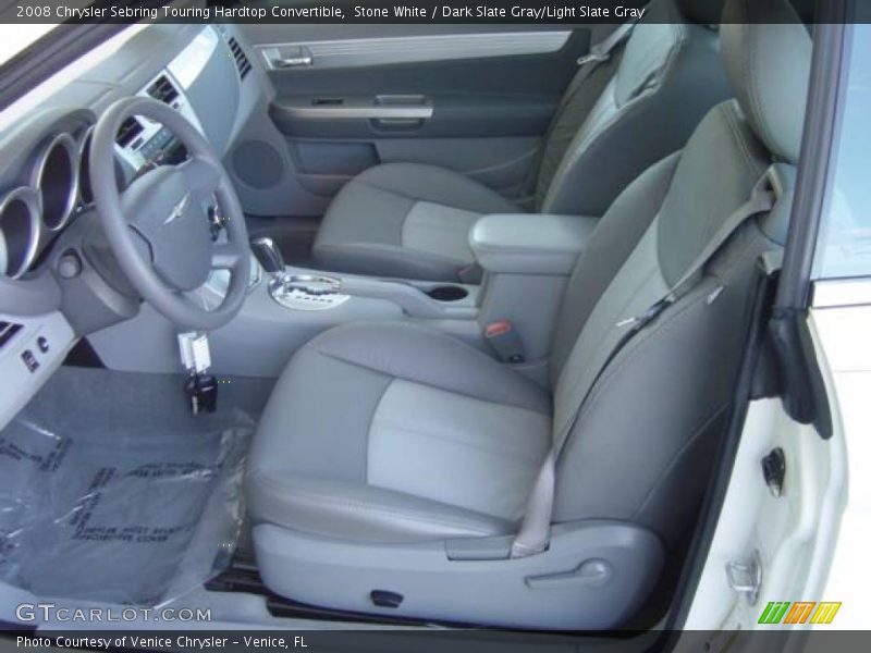 Stone White / Dark Slate Gray/Light Slate Gray 2008 Chrysler Sebring Touring Hardtop Convertible