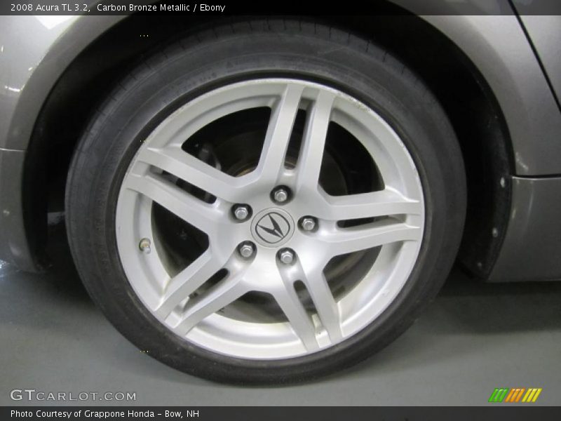 Carbon Bronze Metallic / Ebony 2008 Acura TL 3.2