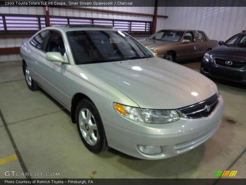 Silver Stream Opalescent / Charcoal 1999 Toyota Solara SLE V6 Coupe