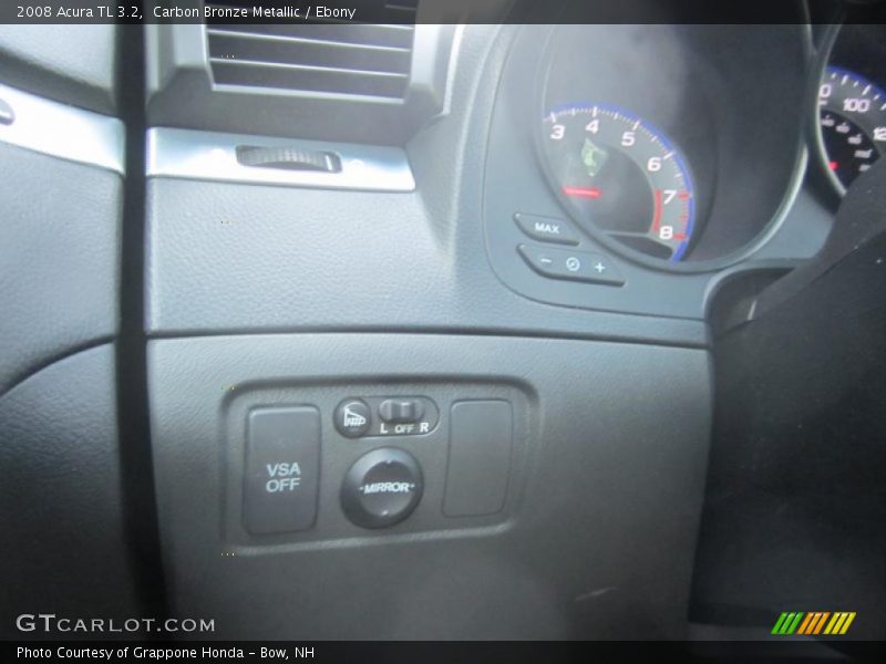 Carbon Bronze Metallic / Ebony 2008 Acura TL 3.2