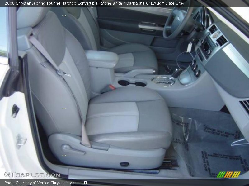 Stone White / Dark Slate Gray/Light Slate Gray 2008 Chrysler Sebring Touring Hardtop Convertible