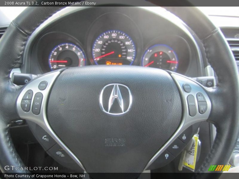 Carbon Bronze Metallic / Ebony 2008 Acura TL 3.2