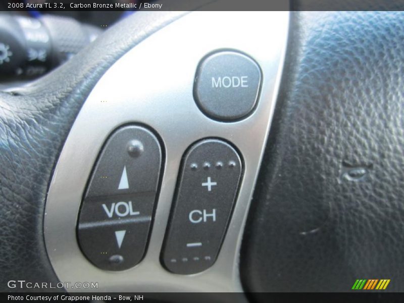 Carbon Bronze Metallic / Ebony 2008 Acura TL 3.2