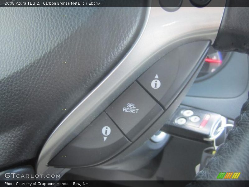 Carbon Bronze Metallic / Ebony 2008 Acura TL 3.2