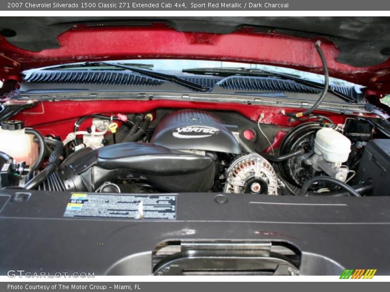 Sport Red Metallic / Dark Charcoal 2007 Chevrolet Silverado 1500 Classic Z71 Extended Cab 4x4