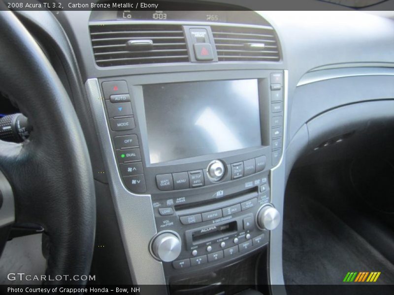 Carbon Bronze Metallic / Ebony 2008 Acura TL 3.2