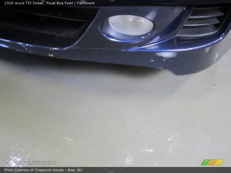 Royal Blue Pearl / Parchment 2008 Acura TSX Sedan