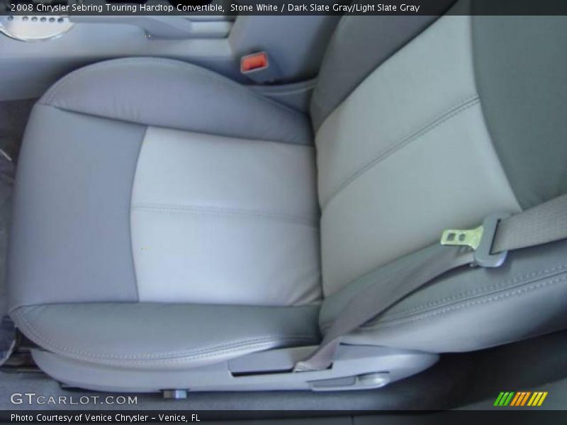 Stone White / Dark Slate Gray/Light Slate Gray 2008 Chrysler Sebring Touring Hardtop Convertible