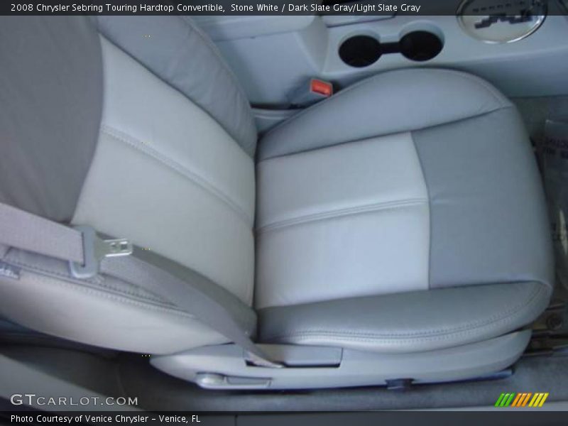 Stone White / Dark Slate Gray/Light Slate Gray 2008 Chrysler Sebring Touring Hardtop Convertible