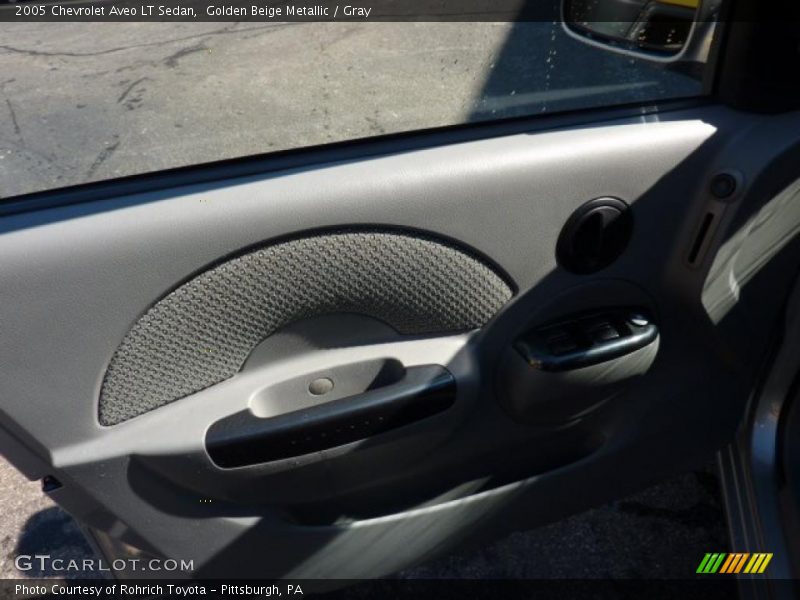 Golden Beige Metallic / Gray 2005 Chevrolet Aveo LT Sedan
