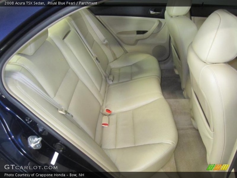 Royal Blue Pearl / Parchment 2008 Acura TSX Sedan