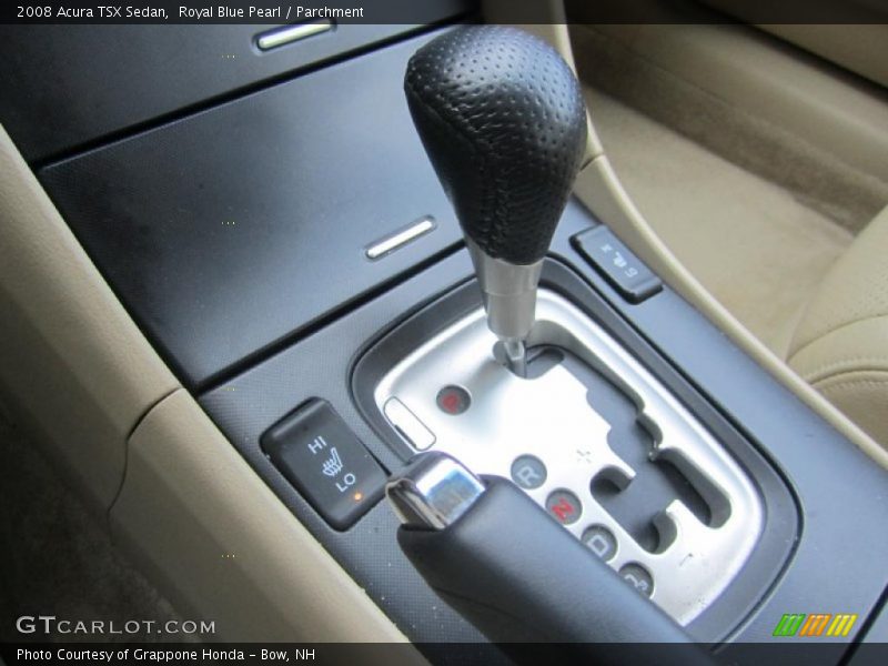 Royal Blue Pearl / Parchment 2008 Acura TSX Sedan