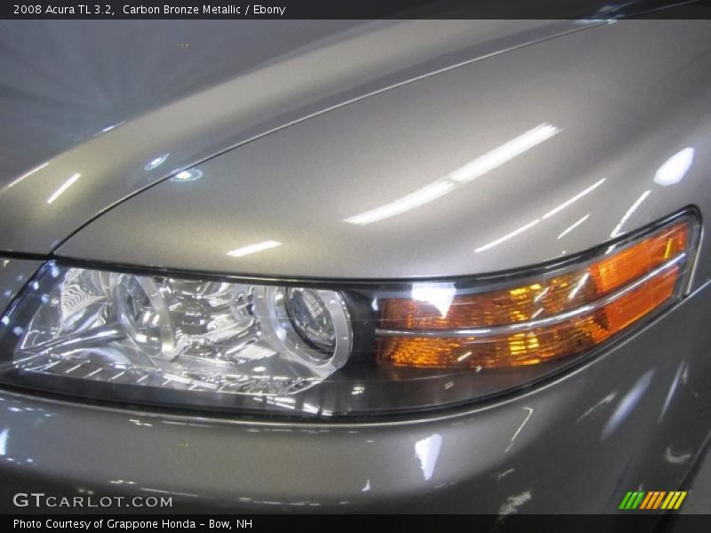 Carbon Bronze Metallic / Ebony 2008 Acura TL 3.2