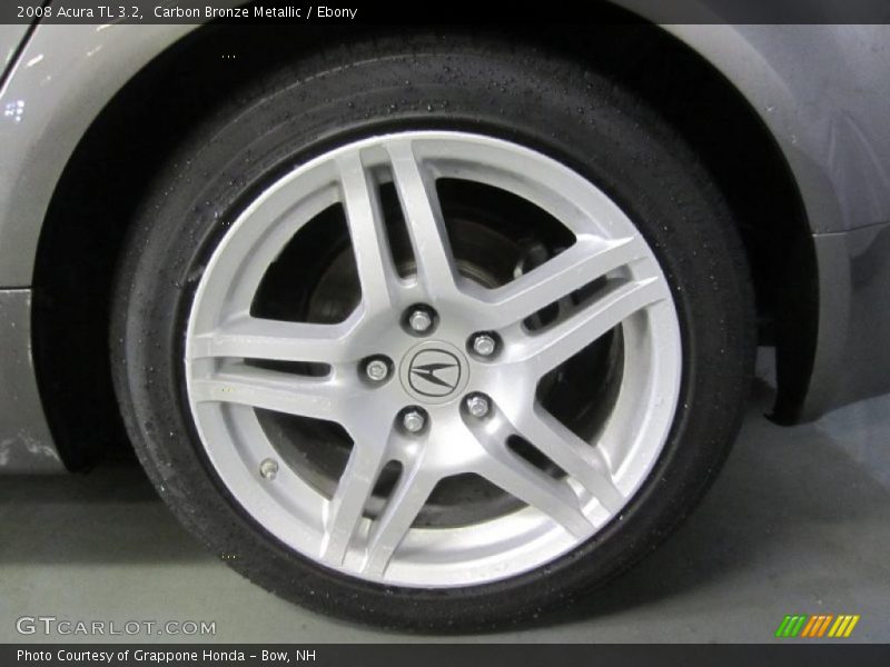 Carbon Bronze Metallic / Ebony 2008 Acura TL 3.2