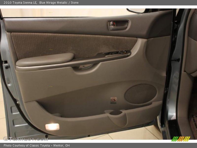 Blue Mirage Metallic / Stone 2010 Toyota Sienna LE