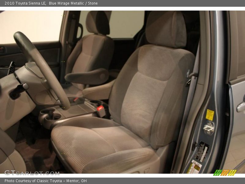 Blue Mirage Metallic / Stone 2010 Toyota Sienna LE