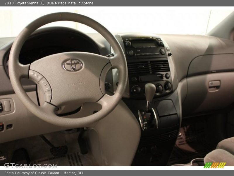 Blue Mirage Metallic / Stone 2010 Toyota Sienna LE