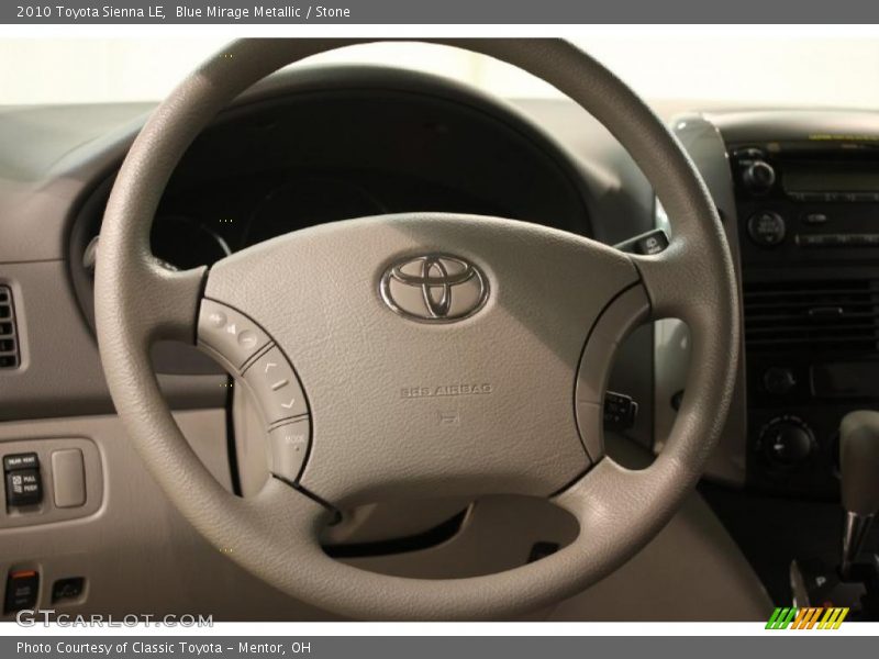 Blue Mirage Metallic / Stone 2010 Toyota Sienna LE