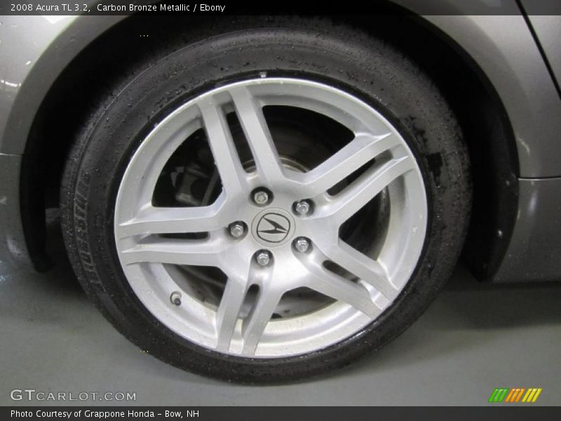 Carbon Bronze Metallic / Ebony 2008 Acura TL 3.2