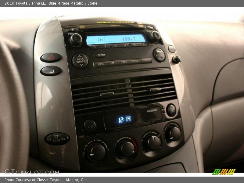 Blue Mirage Metallic / Stone 2010 Toyota Sienna LE