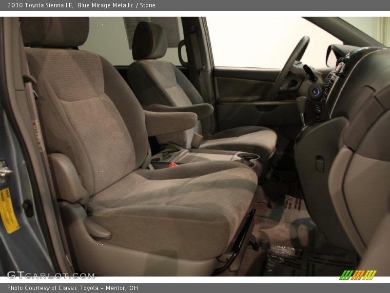 Blue Mirage Metallic / Stone 2010 Toyota Sienna LE