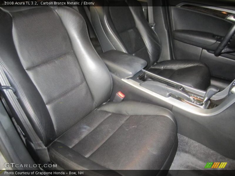 Carbon Bronze Metallic / Ebony 2008 Acura TL 3.2