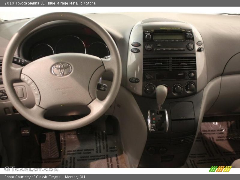 Blue Mirage Metallic / Stone 2010 Toyota Sienna LE