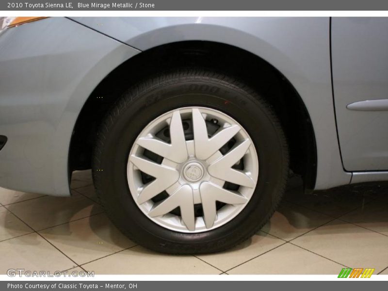 Blue Mirage Metallic / Stone 2010 Toyota Sienna LE