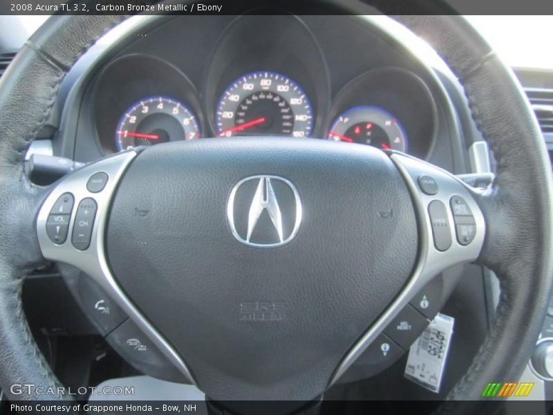 Carbon Bronze Metallic / Ebony 2008 Acura TL 3.2