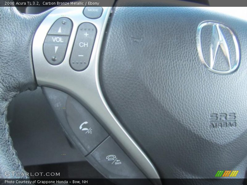 Carbon Bronze Metallic / Ebony 2008 Acura TL 3.2