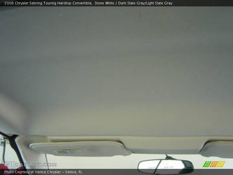 Stone White / Dark Slate Gray/Light Slate Gray 2008 Chrysler Sebring Touring Hardtop Convertible